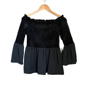3 for $30! Jane and Delancey black off shoulder blouse